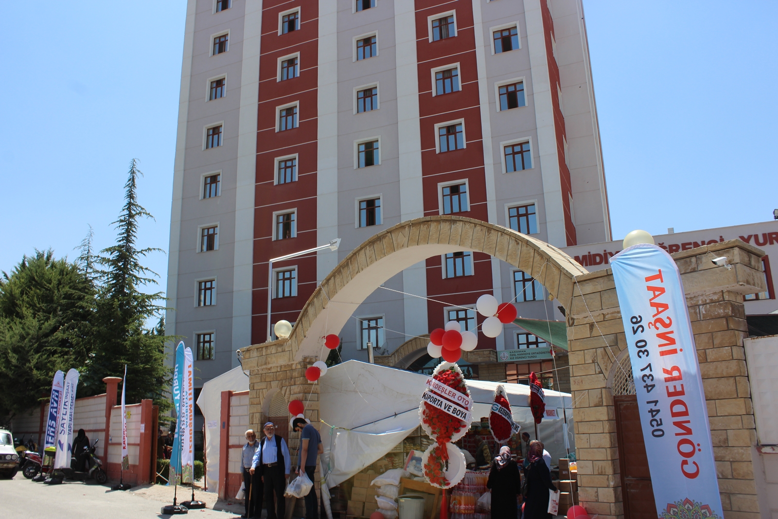 hayir carsisi acildi haber karaman olay