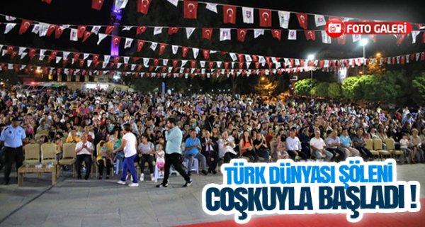 ULUSLARARASI KARAMAN TÜRK DÜNYASI ŞÖLENİ COŞKUYLA BAŞLADI