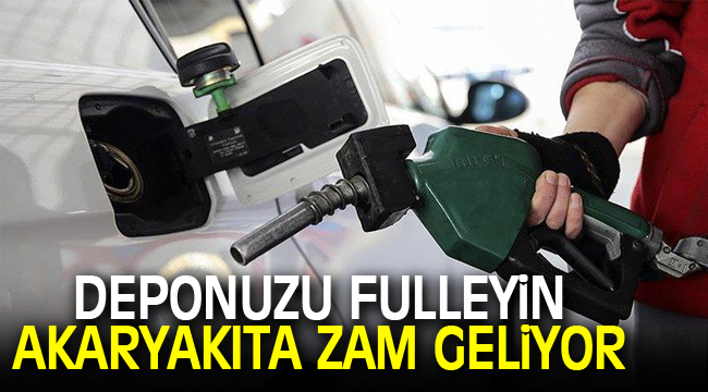 Benzin ve motorine büyük zam geliyor!