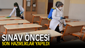 Dezenfekte Edilen Okullar Sınava Hazır