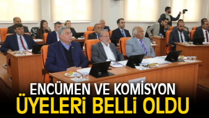 Encümen ve Komisyon üyeleri belli oldu