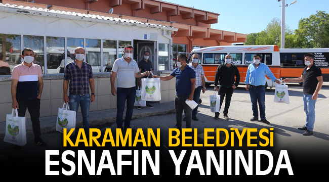 KARAMAN BELEDİYESİ ESNAFIN YANINDA