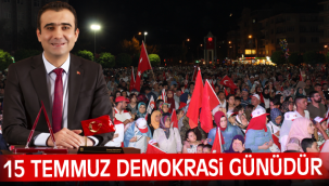 BAŞKAN KALAYCI’NIN 15 TEMMUZ DEMOKRASİ VE MİLLİ BİRLİK GÜNÜ MESAJI