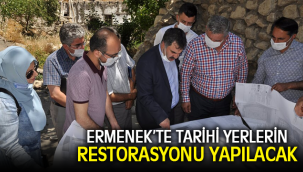 ERMENEK’TE TARİHİ YERLERİN RESTORASYON ÇALIŞMALARINA BAŞLANILACAK