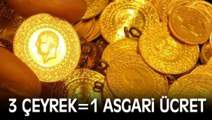 3 çeyrek altın 1 maaş ediyor!