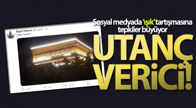 AYM Başkanı Yıldırım'ın 'Işıklar yanıyor' paylaşımına tepki