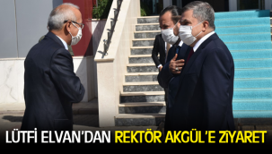 LÜTFİ ELVAN’DAN REKTÖR AKGÜL’E ZİYARET 