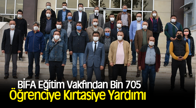 BİFA Eğitim Vakfından Bin 705 Öğrenciye Kırtasiye Yardımı