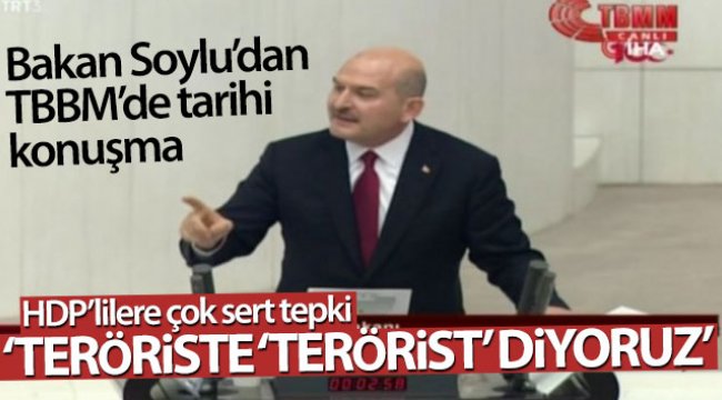 Bakan Soylu: 'Teröriste 'terörist' diyoruz'