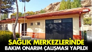 SAĞLIK MERKEZLERİNDE BAKIM ONARIM ÇALIŞMASI YAPILDI.