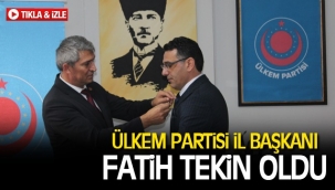 ÜLKEM Partisi Genel Başkanı Neşet Doğan, Karaman'a gelerek İl Başkanını açıkladı.