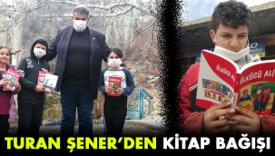 TURAN ŞENER'DEN KİTAP BAĞIŞI