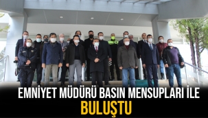 EMNİYET MÜDÜRÜ, BASIN MENSUPLARI İLE BULUŞTU.