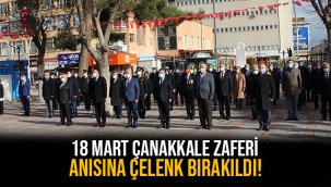 Karaman'da 18 Mart Çanakkale Zaferinin 106. yılı kutlandı.