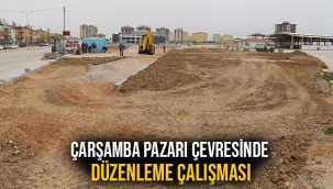 ÇARŞAMBA PAZARI ÇEVRESİNDE DÜZENLEME ÇALIŞMASI