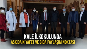 Kale İlkokulunda Askıda Kıyafet ve Gıda Paylaşım Noktası