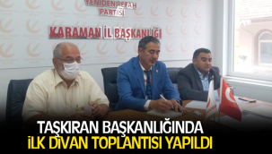 Taşkıran başkanlığında ilk il divan toplantısı yapıldı.