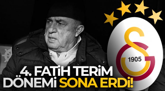 Galatasaray'da 4. Fatih Terim dönemi sona erdi!