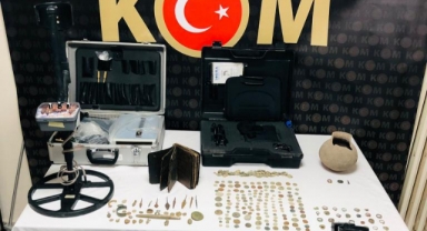 C.Başsavcılığının talimatı ile cok sayıda tarihi eser ele geçirilmiştir