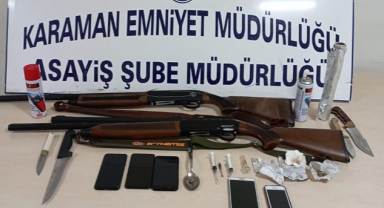 KARAMAN'DA FUHUŞA TEŞVİK VEYA ÇOCUK KACIRMA VEYA  ARACILIK REŞİT OLMAYANLARLA CİNSEL İLİŞKİ ÇEŞİTLİ ŞUCLARDAN ARANAN ŞAHISLAR YAKALANDI