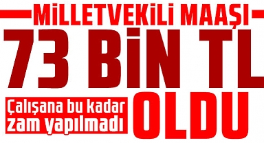 Milletvekili millete değil kendine çalıştı. Maaşlarına büyük zam