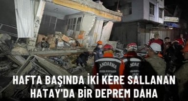 Hatay'ın Defne ilçesinde 5 büyüklüğünde deprem meydana geldi