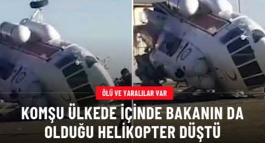 İran Gençlik ve Spor Bakanı Seccadi'nin bulunduğu helikopter düştü: 1 ölü, 15 yaralı
