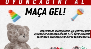 Karaman FK ve KMÜ’den Depremzede Çocuklar İçin Oyuncak Kampanyası