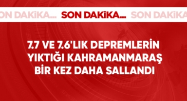 Kahramanmaraş'ta 4.9 büyüklüğünde deprem meydana geldi