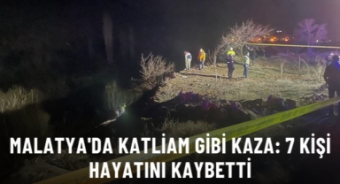 Malatya'da kamyon şarampole devrildi: 7 kişi hayatını kaybettİ