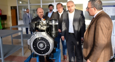 REKTÖR GAVGALI AKADEMİK BİRİMLERDE İNCELEMELERDE BULUNDU