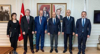 ATO Başkanı Baran, Bakan Vedat Bilgin'i ziyaret etti