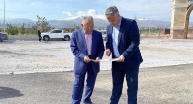 Başkan Büyükkılıç, Recep Tayyip Erdoğan Millet Bahçesi'nde incelemede bulundu