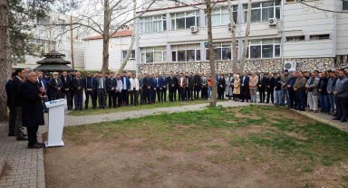 Başkan Esat Öztürk personelle bayramlaştı