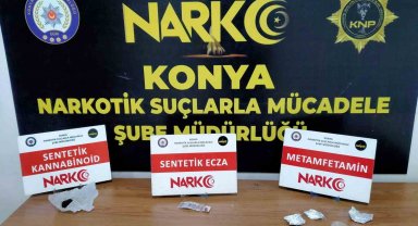 Baskın yapılan sıhhi tesisatçıda uyuşturucu çıktı