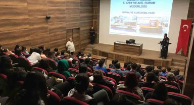 Büyükşehir, KAYMEK Değer Gençlik'te "Afet Bilinci ve İlk 72 Saat" Semineri