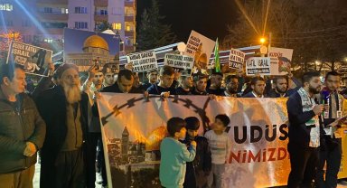Eskişehir'de Dünya Kudüs Günü münasebetiyle basın açıklaması düzenlendi