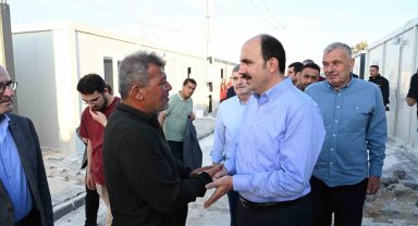 Hatay'a kazandırılan Konya Konteyner Kent'in birinci etabının açılışı yapıldı