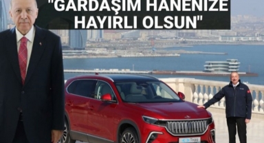 İkinci Togg Azerbaycan Cumhurbaşkanı Aliyev'e