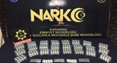 Karaman'da uyuşturucu operasyonunda 4 gözaltı