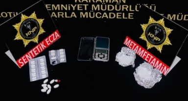 Karaman'da uyuşturucu ticaretinden 1 kişi tutuklandı