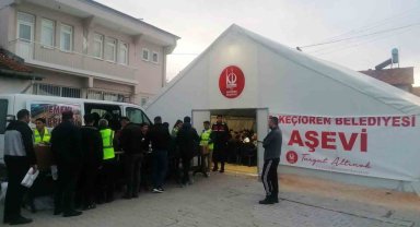 Keçiören Belediyesi'nden deprem bölgesinde iftar hizmeti