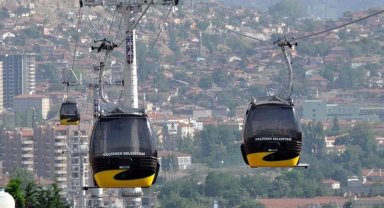 Keçiören'deki teleferiğe 4 günde 6 bin 500 kişi bindi