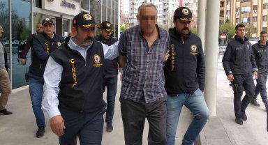 Konya'daki komşu cinayeti kamerada