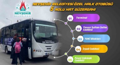 Nevşehir'de otobüs güzergahı değişti