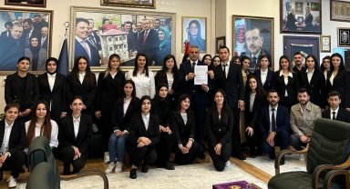 Polis Meslek Eğitim Merkezi 29. dönem yedek adaylarından Canpolat'a ziyaret
