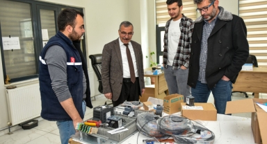 REKTÖR GAVGALI ORGANİZE SANAYİ BÖLGESİNDE BULUNAN FİRMALARI ZİYARET ETTİ