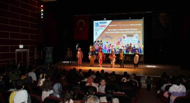 Son Ramazan eğlencesinde çocuklar doyasıya eğlendi