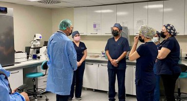 TÜBİTAK Başkanı Prof. Dr. Hasan Mandal'dan ESOGÜ laboratuvarında incelemelerde bulundu