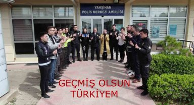 Yahşihan polisi depremzedeleri unutmadı